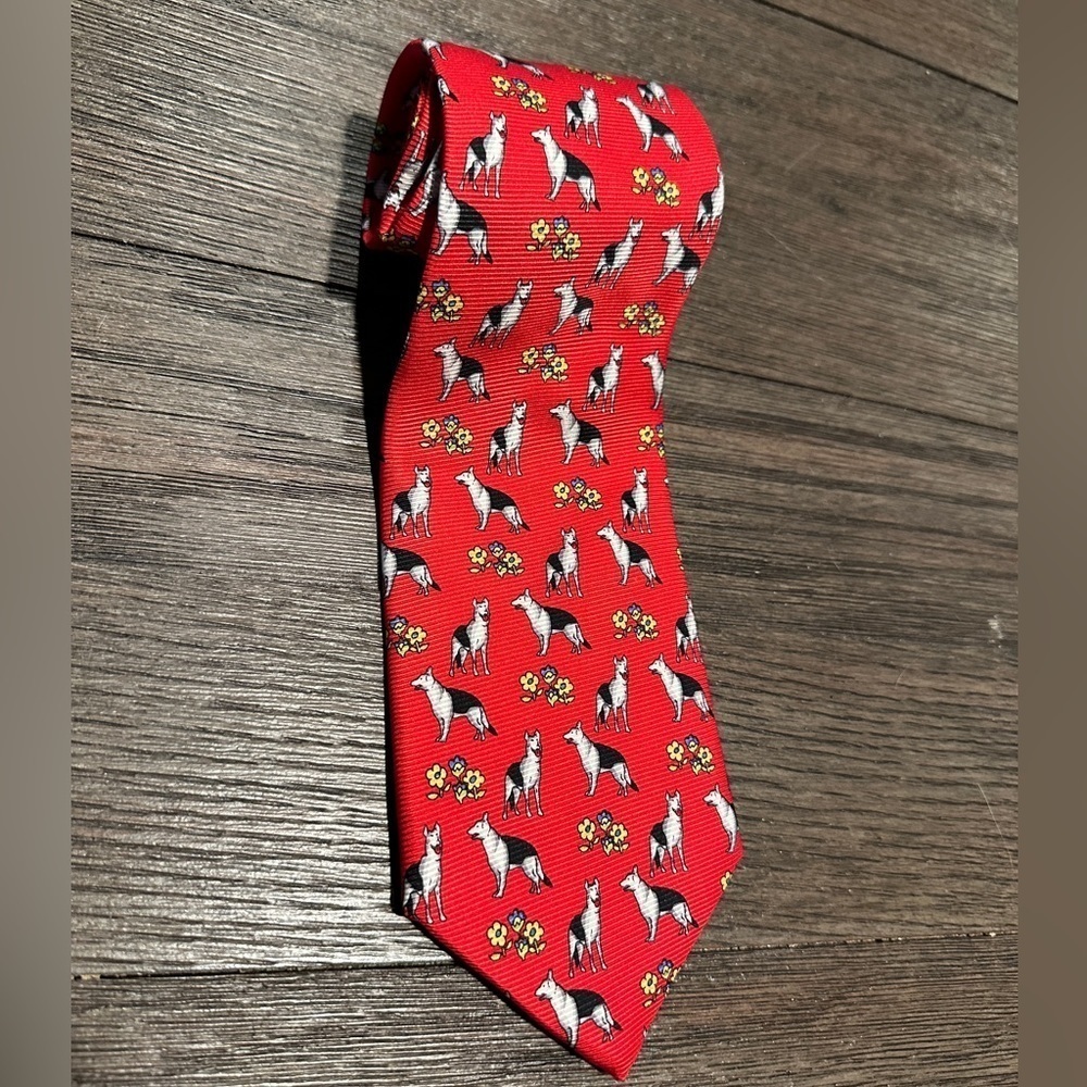 Tango by‎ Max Raab Novelty Necktie dogs All Silk Men's Tie, NWOT